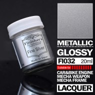 Finisher's Lacquer Paint Metallic Color - Fine Silver