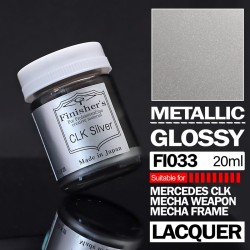 Finisher's Lacquer Paint Metallic Color - CLK Silver