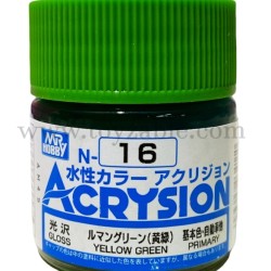 Mr Hobby Acrysion Color N16 Yellow Green