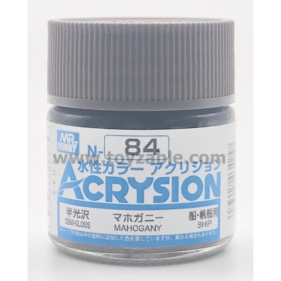 Mr Hobby Acrysion Color N84 Semi Gloss Mahogany