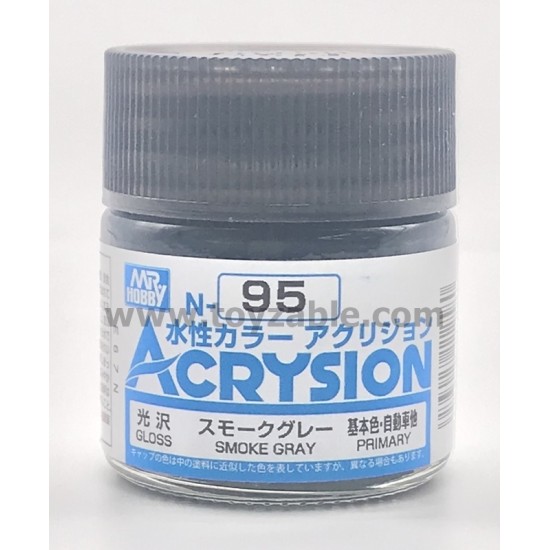 Mr Hobby Acrysion Color N95 Gloss Smoke Gray