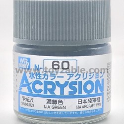Mr Hobby Acrysion Color N60 Semi Gloss IJA Green