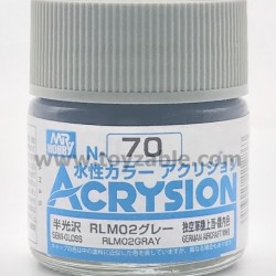 Mr Hobby Acrysion Color N70 Semi Gloss RLM02 Gray