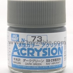 Mr Hobby Acrysion Color N73 Semi Gloss Dark Green