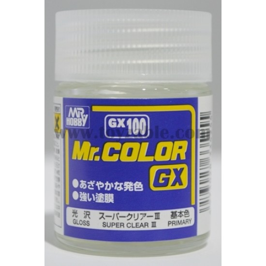 Mr.Hobby Mr.Color GX100 Gloss Super Clear III