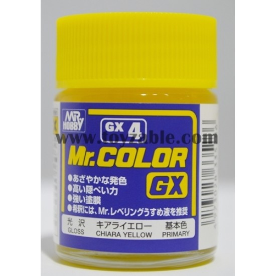 Mr.Hobby Mr.Color GX4 Gloss Chara Yellow
