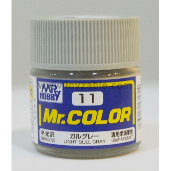 Mr.Hobby Mr.Color C-11 Semi Gloss Light Gull Gray