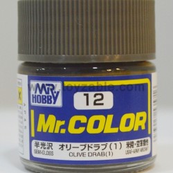 Mr.Hobby Mr.Color C-12 Semi Gloss Olive Drab