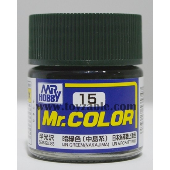 Mr.Hobby Mr.Color C-15 Semi Gloss IJN Green (Nakajima)