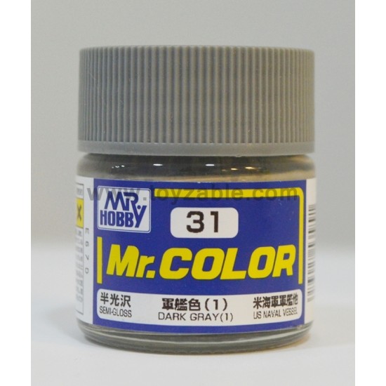 Mr.Hobby Mr.Color C-31 Semi Gloss Dark Gray