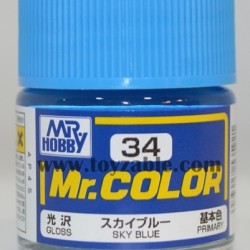 Mr.Hobby Mr.Color C-34 Gloss Sky Blue