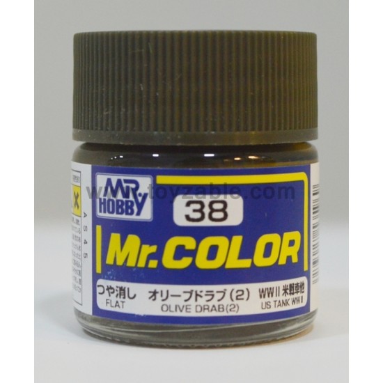 Mr.Hobby Mr.Color C-38 Flat Olive Drab