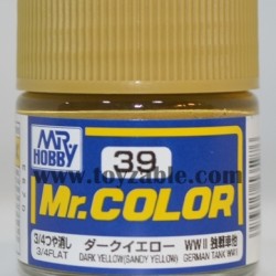 Mr.Hobby Mr.Color C-39 3/4 Flat Dark Yellow (Sandy Yellow)