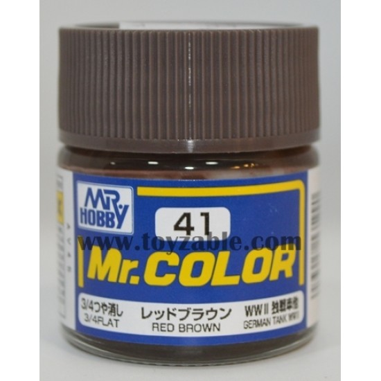 Mr.Hobby Mr.Color C-41 3/4 Flat Red Brown
