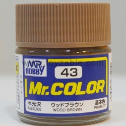 Mr.Hobby Mr.Color C-43 Semi Gloss Wood Brown