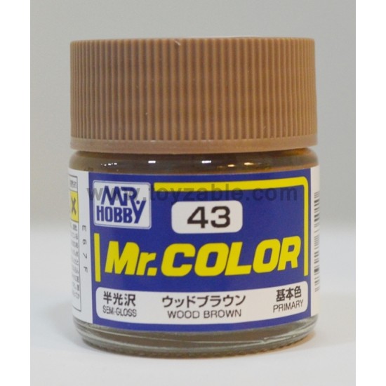 Mr.Hobby Mr.Color C-43 Semi Gloss Wood Brown