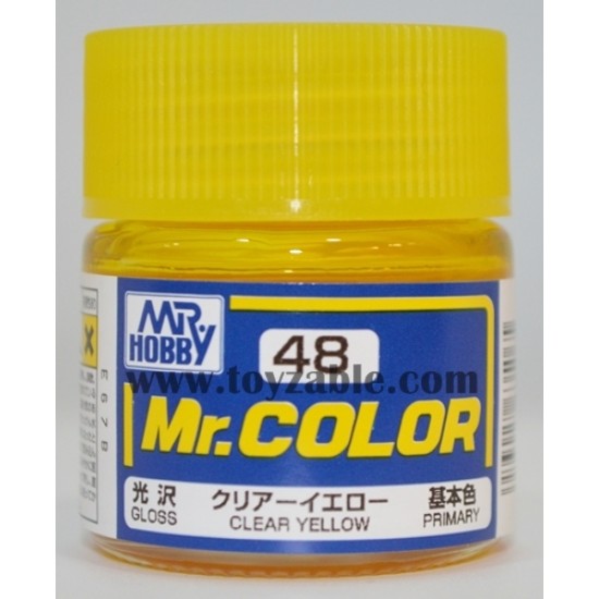 Mr.Hobby Mr.Color C-48 Gloss Clear Yellow