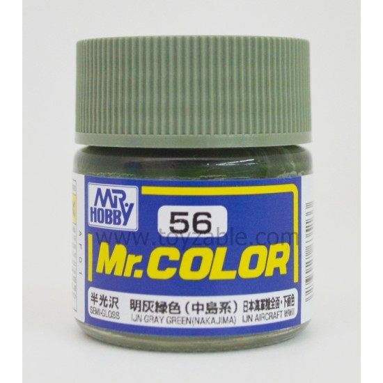 Mr.Hobby Mr.Color C-56 Semi Gloss IJN Gray Green