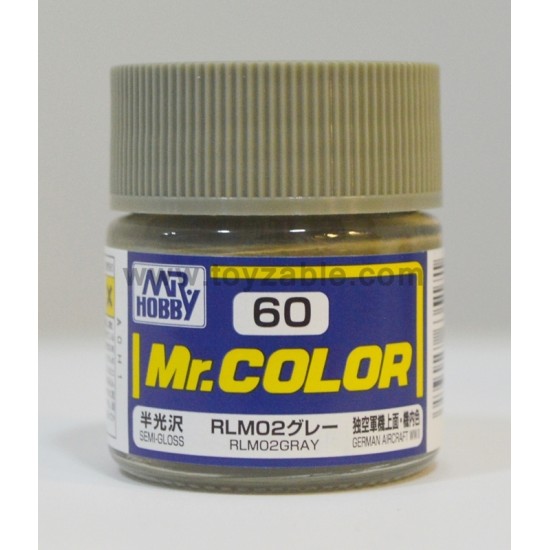 Mr.Hobby Mr.Color C-60 Semi Gloss RLM02 Gray