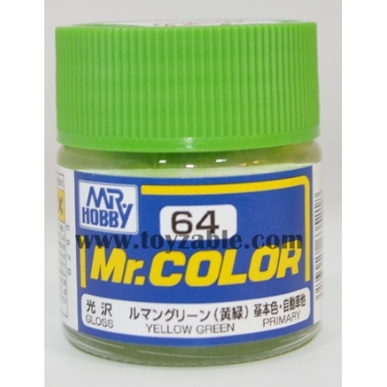 Mr.Hobby Mr.Color C-64 Gloss Yellow Green