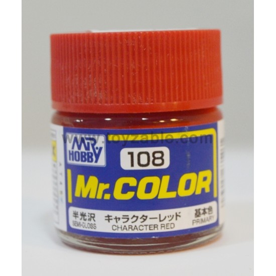 Mr.Hobby Mr.Color C-108 Semi Gloss Character Red
