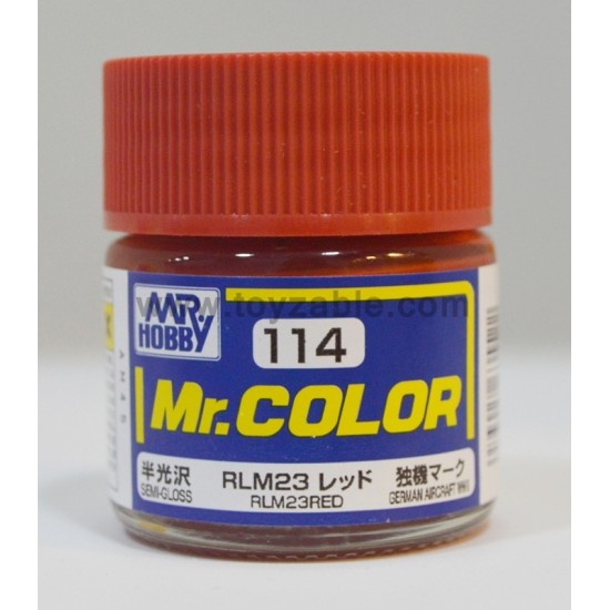 Mr.Hobby Mr.Color C-114 Semi Gloss RLM03 Red