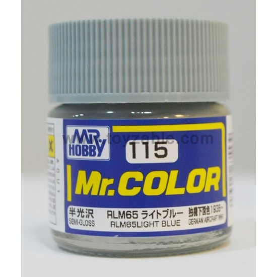 Mr.Hobby Mr.Color C-115 Semi Gloss RLM65 Light Blue