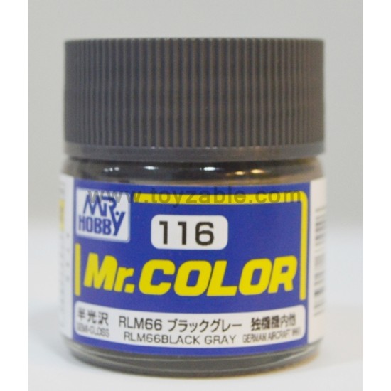 Mr.Hobby Mr.Color C-116 Semi Gloss RLM66 Black Gray