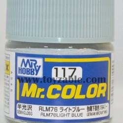 Mr.Hobby Mr.Color C-117 Semi Gloss RLM76 Light Blue