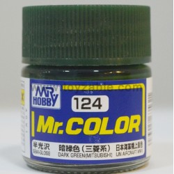 Mr.Hobby Mr.Color C-124 Semi Gloss Dark Green (Mitsubishi)