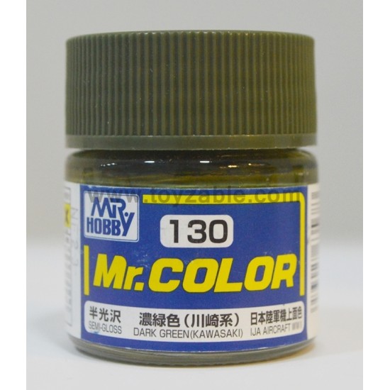 Mr.Hobby Mr.Color C-130 Semi Gloss Dark Green (Kawasaki)