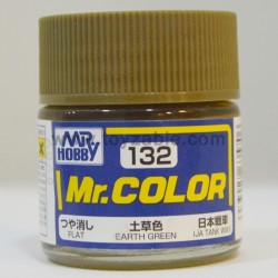 Mr.Hobby Mr.Color C-132 Flat Earth Green