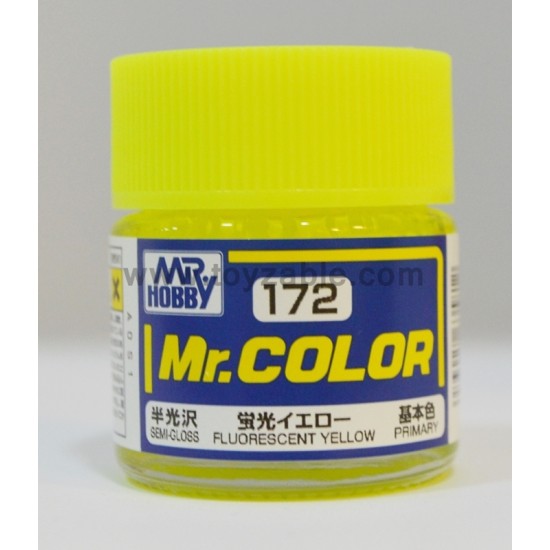 Mr.Hobby Mr.Color C-172 Semi Gloss Fluorescent Yellow
