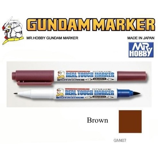 Mr.Hobby Gundam Marker GM407 Real Touch Brown
