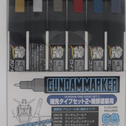 Mr.Hobby Gundam Marker GMS126 Fine Edge Set 2