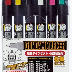 Mr.Hobby Gundam Marker GMS110 Thin Point Type Set