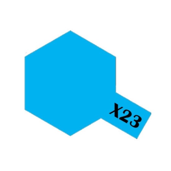 Tamiya Acrylic Paint X-23 Clear Blue
