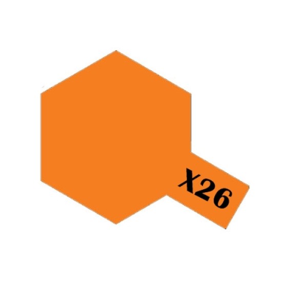 Tamiya Acrylic Paint X-26 Clear Orange