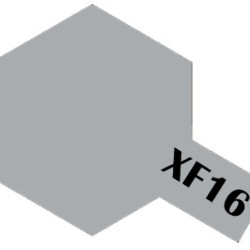 Tamiya Acrylic Paint XF-16 Flat Aluminium