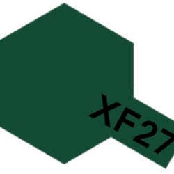 Tamiya Acrylic Paint XF-27 Black Green