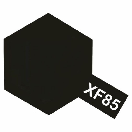 Tamiya Enamel Paint XF-85 Rubber Black