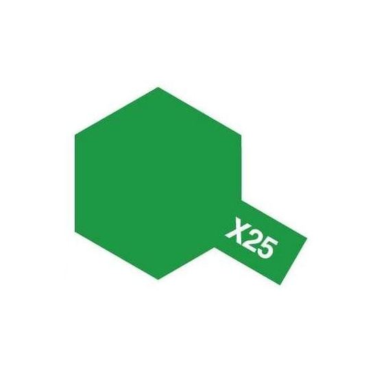 Tamiya Enamel Paint X-25 Clear Green