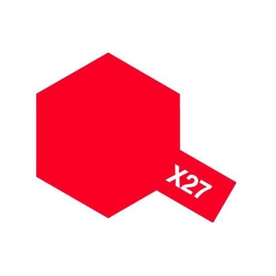 Tamiya Enamel Paint X-27 Clear Red
