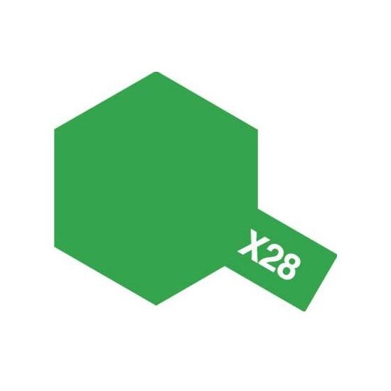 Tamiya Enamel Paint X-28 Clear Green