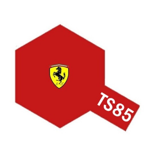 Tamiya Color Spray Paint - TS-85 Bright Ferrari Mica Red