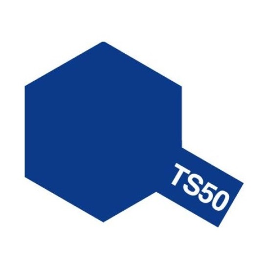 Tamiya Color Spray Paint - TS-50 Gloss Mica Blue