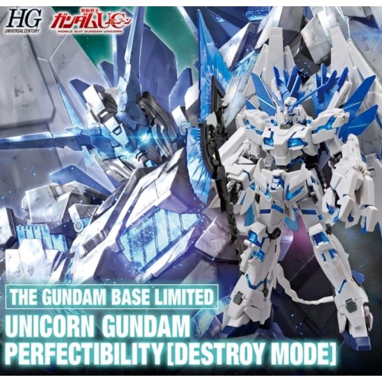 Bandai HGUC 1/144 The Gundam Base Limited Unicorn Gundam Perfectibility (Destroy Mode)