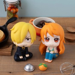 [PreOrder] MEGAHOUSE LOOK UP SERIES - ONE PIECE Sanji＆Nami set (with Cloche & Orange)