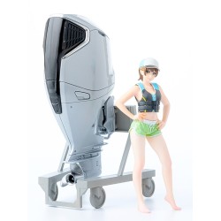 [PreOrder] GSC Max Factory 1/20 PLAMAX MF-88 minimum factory Minori with Honda BF350 Outboard Engine