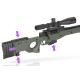 TomyTec 1/12 Military Series Little Armory LA070 L96AW Type